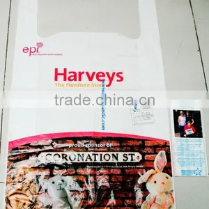 High Quality Environmental Biodegradable T-shirt Bags for Carrying thumbnail-1