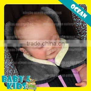 New Model High Quality Super Soft Floss Fabric Headrest Cushion Car Baby Neck Pillow thumbnail-1