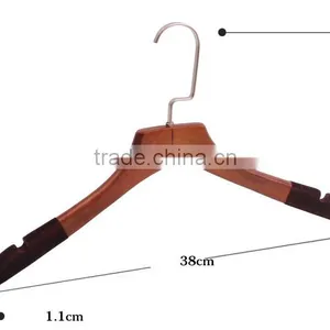 Wooden Clothes Hanger Manufacturer Custom Luxury Wooden Hanger For Garment Shop and 5 Star Hotel thumbnail-1