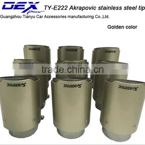 Good Quality AKRAPOVIC Carbon Fiber Stainless Steel 304 Exhaust Muffler for ALL CAR thumbnail-1