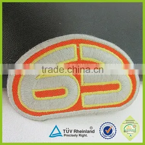 Embroidered Numbers Letter Design Iron on Embroidery Patches Label thumbnail-2