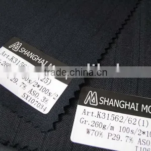 Blended Worsted Wool Fabric W70/p30 Moda-t117 thumbnail-1