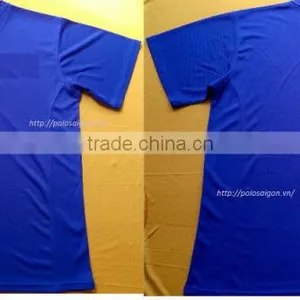 Mens 100% Polyester Dry Fit Breathable Mesh Performance Running t Shirts ,custom Made Blue Printed Design Sports Running Tee thumbnail-1