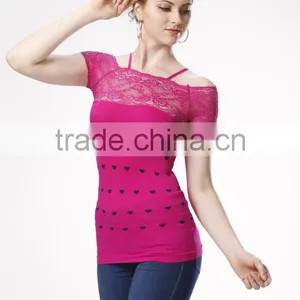 Women's Seamless Tunic Tops/ Short-sleeved Shirts thumbnail-6