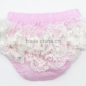 Cute Pink Childrens Toddlers Baby Underwear Girls Infant Diaper Covers Lace Kids Diaper Cover thumbnail-1