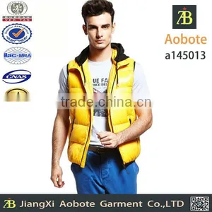 2015 New Fashion Customized Outdoor Men's Down Vest,Winter Vest thumbnail-1