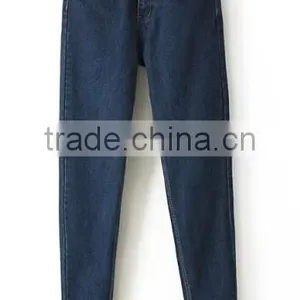 Runwaylover EY0617P Europe Style 2017 Ladies Fashion Washed Denim Jeans thumbnail-6