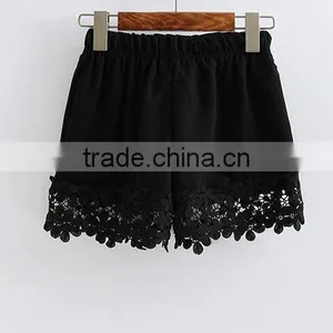 EY0612P Summer Ladies 2017 Classics Shorts With Lace Hem thumbnail-1