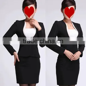 2017 Customized Women Trendy Skirt Suits Buiness Skirt Suits thumbnail-4