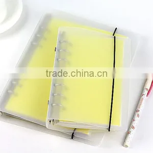 A5/A6/A7 PP Matte Translucent Cover Agenda Planner Custom Loose Leaf Journal Diary thumbnail-4