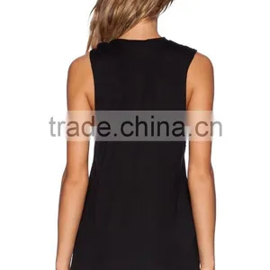 Blank Drop Armhole Muscle Tank thumbnail-3