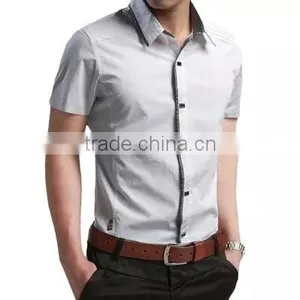 2015 Shirts Supplier From China Fashion Style Cotton Casual Men Shirt Latest Shirt Designs for Men High Quality Shirt thumbnail-4