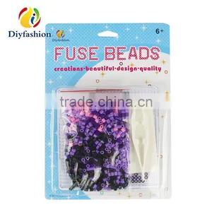 Diyfashion 5mm Hama Perler Fuse Beads Octopus Set With Puzzle Iron Paper and Twezzer Hama Beads Toys for Kids 18032 thumbnail-2