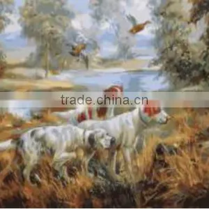 Hot Sale Handmade Running Horses Tiger,lion Painting Animal Oil Painting by Numbers Pictures thumbnail-2