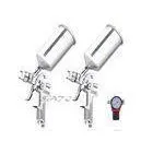 HVLP Spray Gun Kit Painting Air Tools 50 - 70PSI , 1000ml Aluminum Cup thumbnail-1