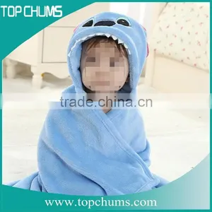 2015 Wholesale Super Warm Cute Kids Bathrobes, Cheap Bathrobes for Little Girls With Hood thumbnail-2