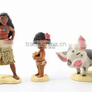 Newest Disny Movie Moana Action Figures Set of 10pcs, PVC Mini Figure Moana Figures thumbnail-3
