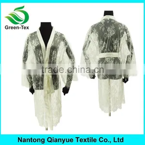 Cheap White Plus Size Women Sexy Lace Bathrobes thumbnail-1