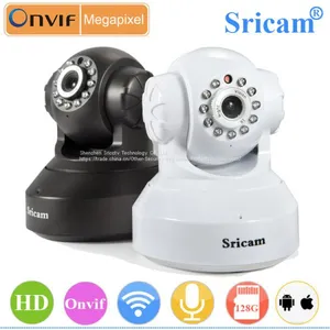 Sricam SP005 HD720p 1.0MP Smart Pan/Tilt IP Camera Wifi Surveillance Camera White thumbnail-1