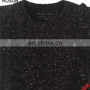 Knitwear Women Black Sweater Dress Distressed Vest thumbnail-4