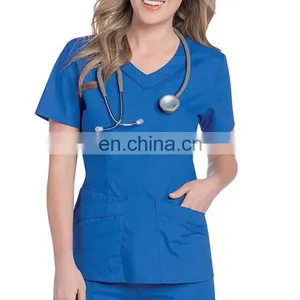2017 Trending Top Medical Scrub Suit Design thumbnail-1