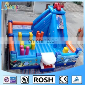 Funny Shark Inflatable Combo Games for Amusement thumbnail-1