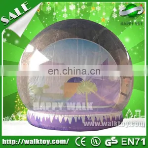 HI New Design Christmas Inflatable Human Size Snow Globe,Transparent Inflatable Decoration Snow Globe thumbnail-6