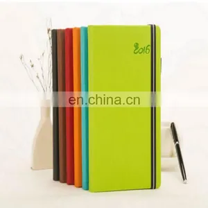 2018 Wholesale Customized Colorful Notepad OEM A4/A5/A6 pu Leather Notebook Logo Printing With Elastic Band thumbnail-1