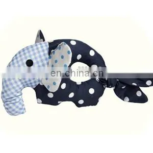 2015 New Design Safety Fabric Blue Elepant Hand Rattle Toys for Baby thumbnail-1