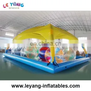 PVC Inflatable Swimming Pool With Roof/tent/cover/shade for Sell From China Factory thumbnail-2