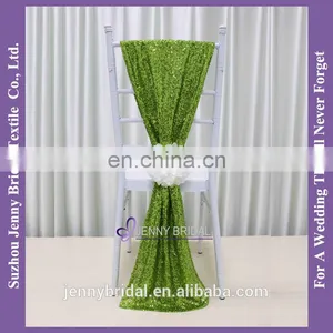 C385#15 Lime Green Sequin Sash Fabric Graduation Sash and Bachelorette Sash thumbnail-2