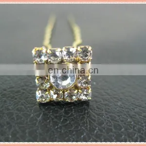 Fashion Clear Handmade Diamond Hairpins thumbnail-3