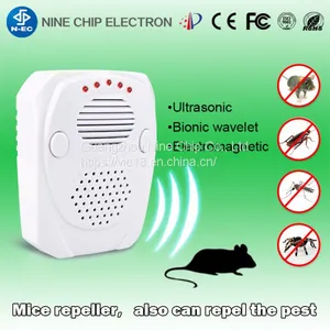 Electronic Cockroach Bug Dispeller Ultrasonic Pest Mouse Repeller thumbnail-1
