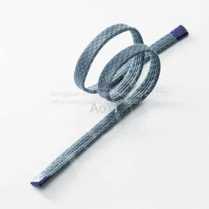 1cm Flat Braided Drawcord for Garment thumbnail-1