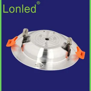 Ultrathin Aluminum Case 2.5 Inch 3W Recessed LED Downlight White+Silver/Silver--Lonled thumbnail-3