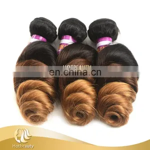 Wholesale Unprocessed Queen Virgin Human Hair Ombre Loose Weave thumbnail-1