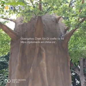 Customized Outdoor Round Trunk Decorative Artificial Big Metal Ficus Trees thumbnail-1