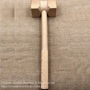 Wooden Meat Tenderizer,Made of Beech Wood thumbnail-1