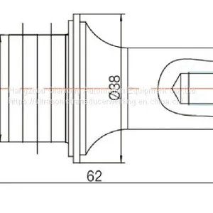300W 40khz Ultrasonic Transducer 25mm Diameter Ceramic For Cutting 4um Amplitude thumbnail-2