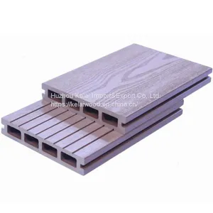 Outdoor Waterproof Engineered Wooden Flooring Popular Wpc Hollow Decking High Quality Gazebo Wpc Floor thumbnail-1