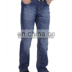 DiZNEW DARK WASHED BLUE 5 POCKET JEANS FOR MEN thumbnail-4