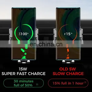 Joyroom Wireless Charger Automatic Sensor Mobile Phone Holder for Car Air Vent 15W Quick Charging thumbnail-5