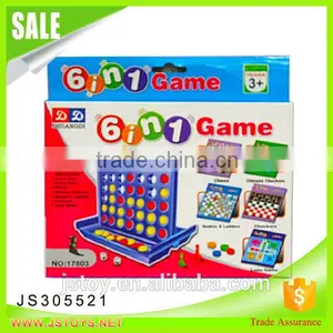 New Arrival 6 in 1 Games Tic Tac Toe Game for Children thumbnail-1