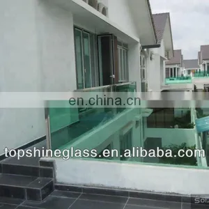 10mm Cheap Fence Glass10mm Cheap Fence Glass Railing Frameless Glass Balcony Rails Tempered Glassbalcony Rails Tempered Glass thumbnail-4