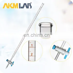 AKM LAB Glass Burette Set With PTFE Stopcock thumbnail-2