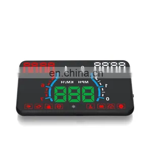 2020 5.5 Inch Smart LCD HUD Driving Head up Display for Universal Vehicle Apply to Cars With OBD2 Interface thumbnail-4
