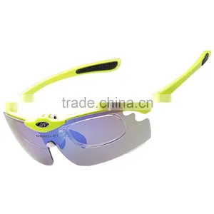 Polarized Anti-UV Cycling Glasses Sports Sunglasses 5 Exchangeable Lenses thumbnail-2