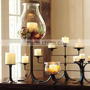 Pillar Candle Holder Candelabra for Christmas Decor, Church Candelabra thumbnail-4