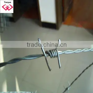 Galvanized Barbed Wire, High Security Fence Barbed Wire thumbnail-1