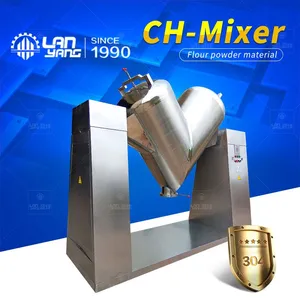 Supply V-type Food Powder Mixing Machine 360 Degree Rotating Stainless Steel Mixing Machine Dry Powder Particle Mixing Equipment thumbnail-1